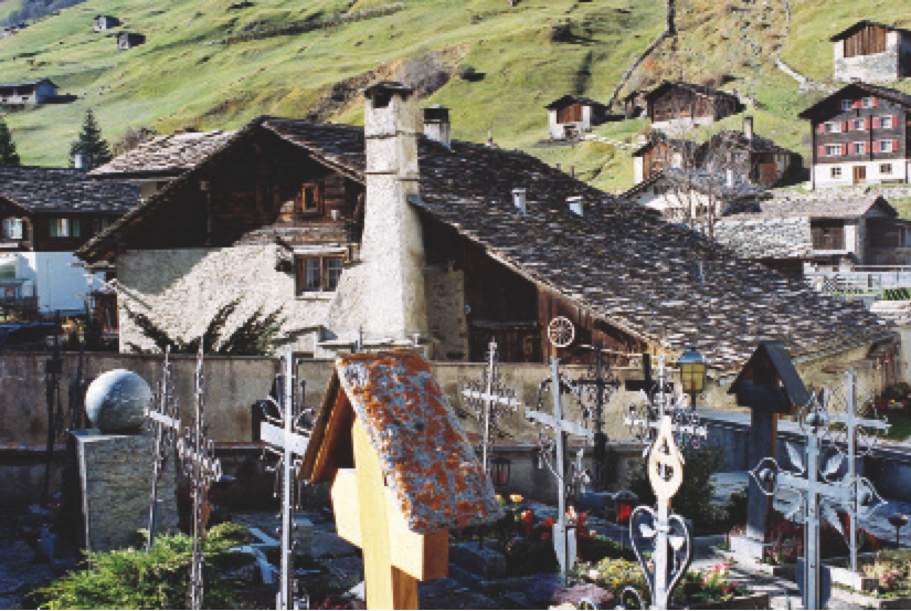 Rooftops of houses