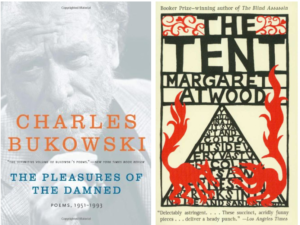 "The Pleasures of the Damned" and "The Tent" book covers
