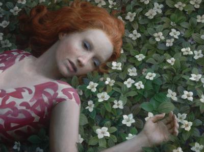 Flowerbed painting
