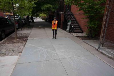 Person in hard hat