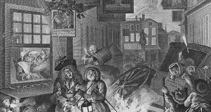 The Four Times of Day by William Hogarth