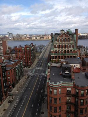 road and buildings