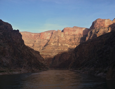 canyon and river