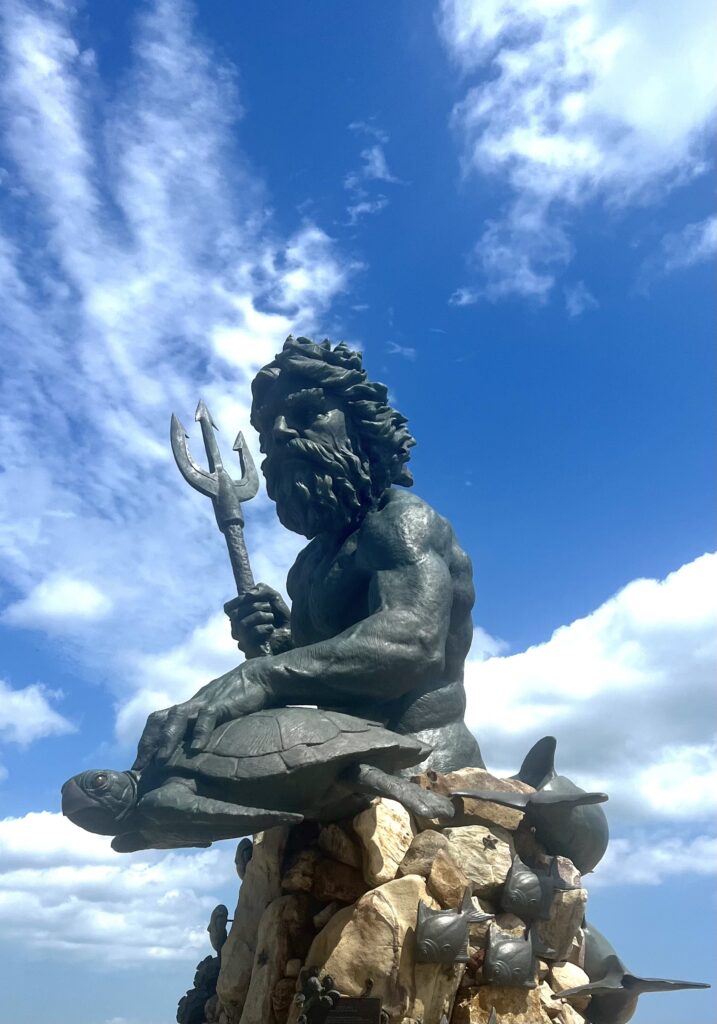 statue of poseidon
