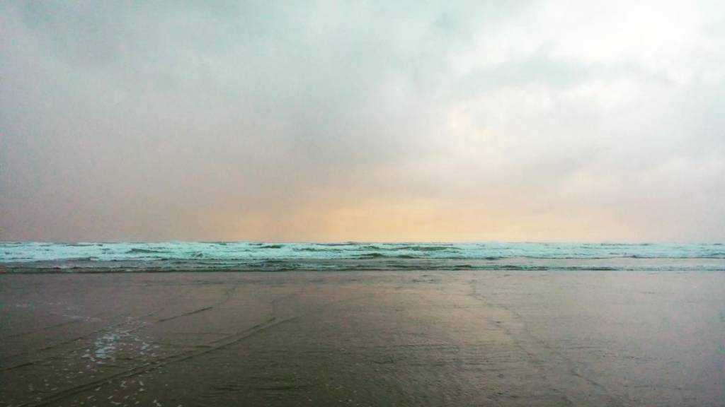ocean at sunset