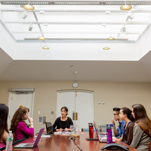 The Common staff in a meeting