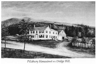 Drawing of a homestead