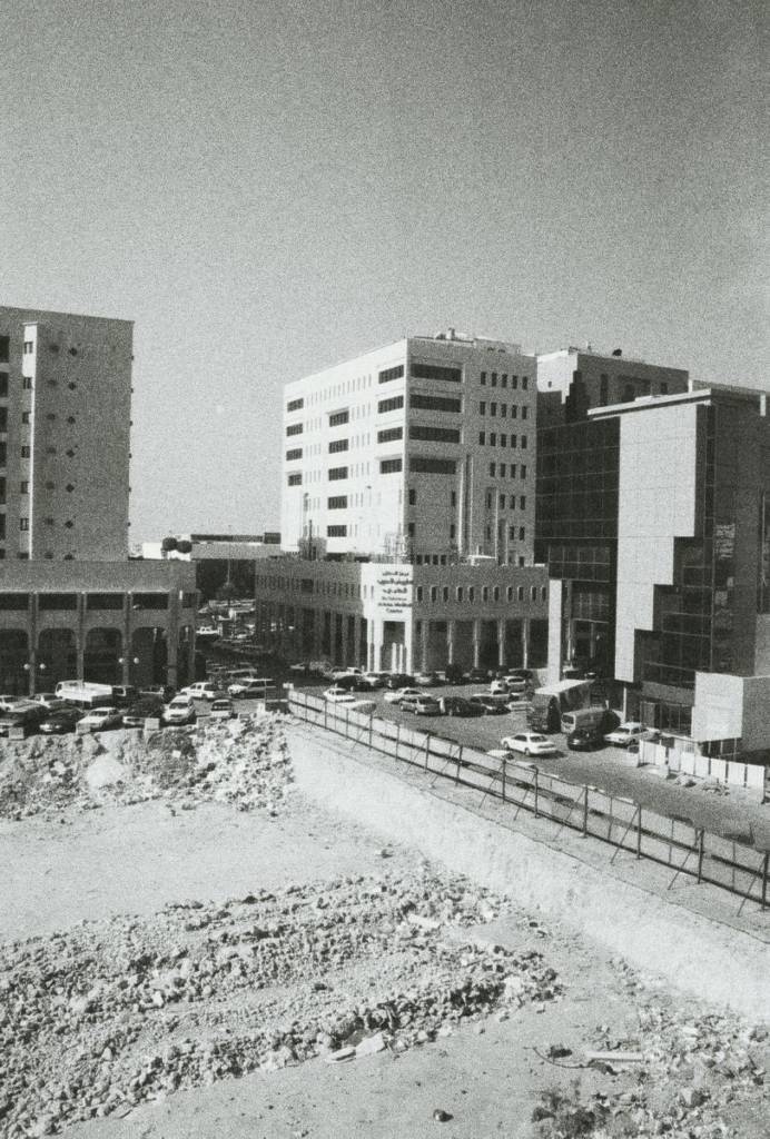 A construction site in Riyadh's central business district.