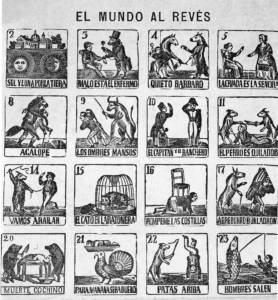 "El Mundo Al Reves" cards