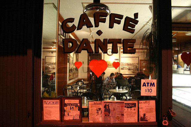 Caffé Dante in Greenwich Village