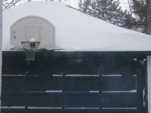 Basketball hoop in Providence