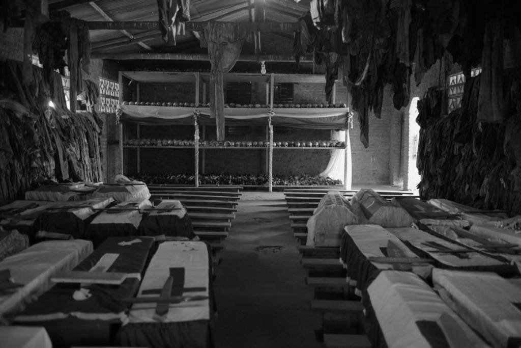 Room with coffins