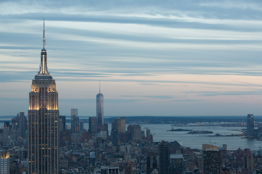 view of the empire state