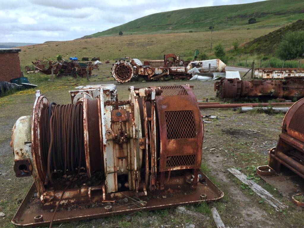 rusty farm machinery