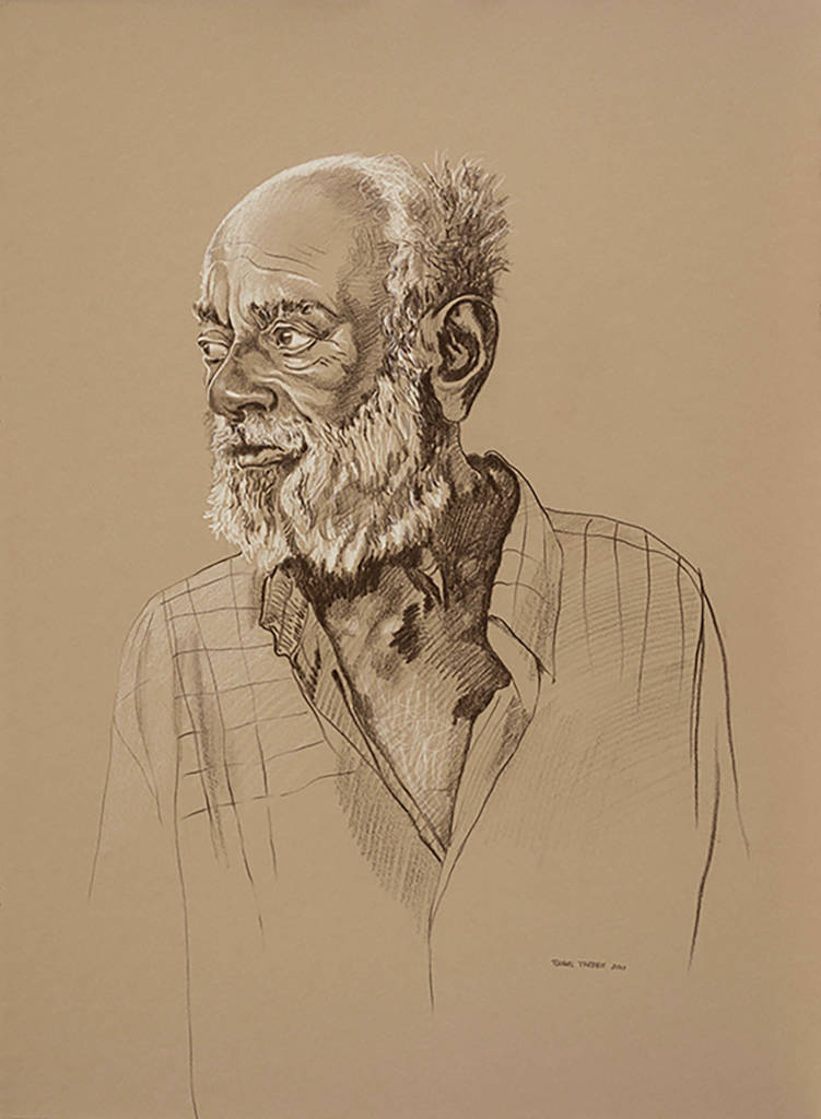 Sketch of old man