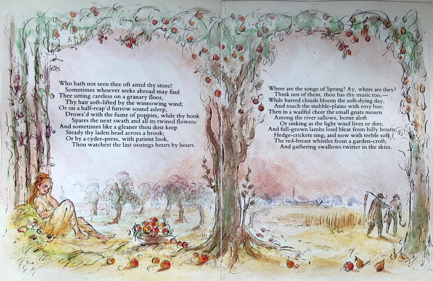 explanation of to autumn by john keats