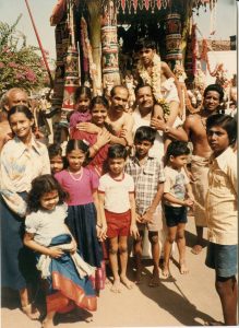 Image of the author’s poonal (sacred thread) ceremony.