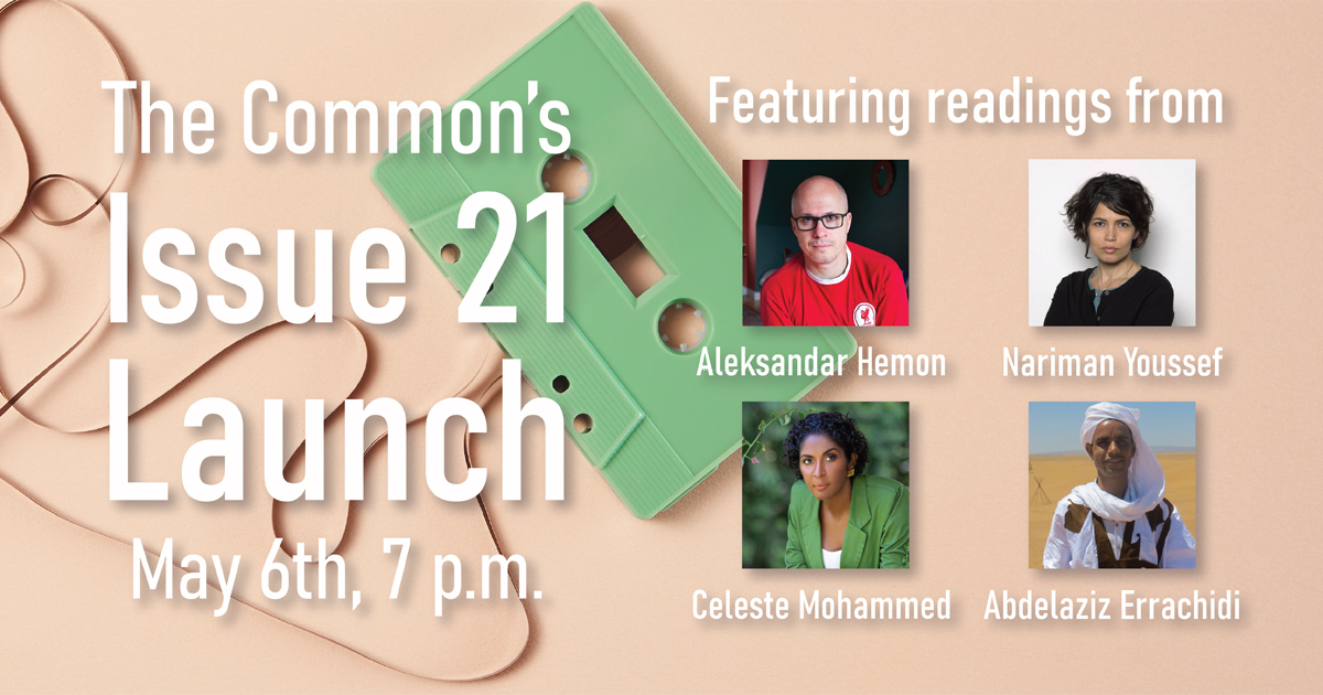 The Common Issue 21 launch party, May 6, 7 pm