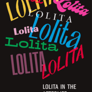 Image of the word "Lolita" written in different fonts and colors against a black background. 