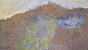 Image of a painting of a hill.