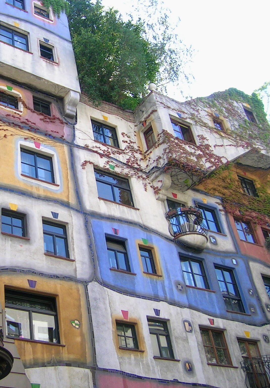 The Hundertwasser House in Vienna