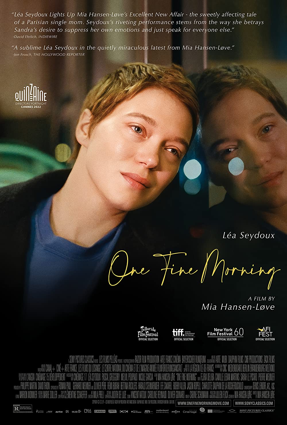 Movie poster of "one fine morning"