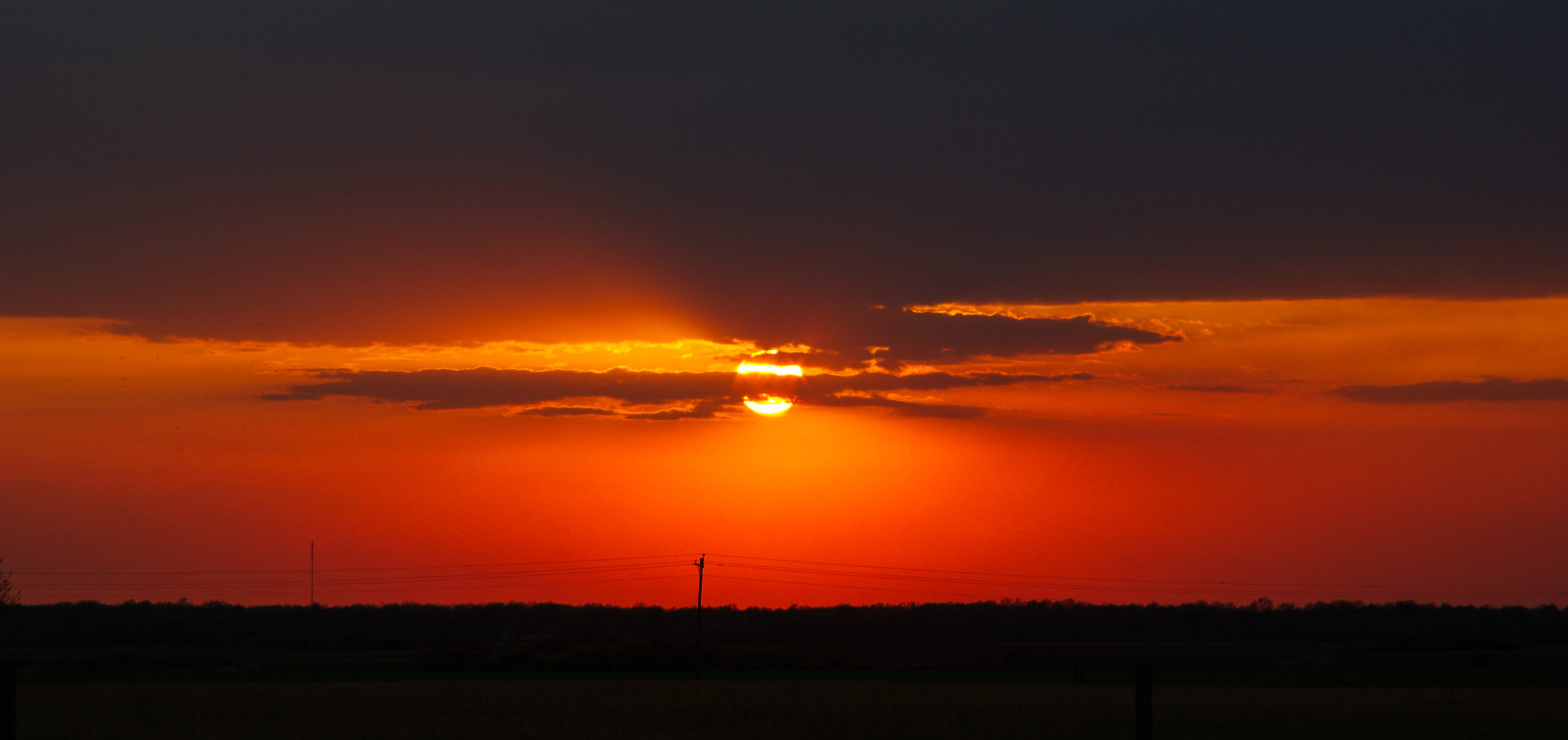 Image of a red sunset