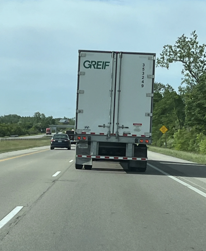 Truck on the highway