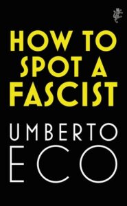 Cover of How to Spot a Fascist by Umberto Eco