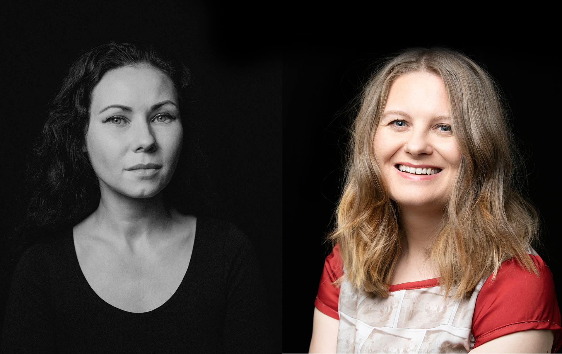 Anna Malihot and Olena Jenning's headshots