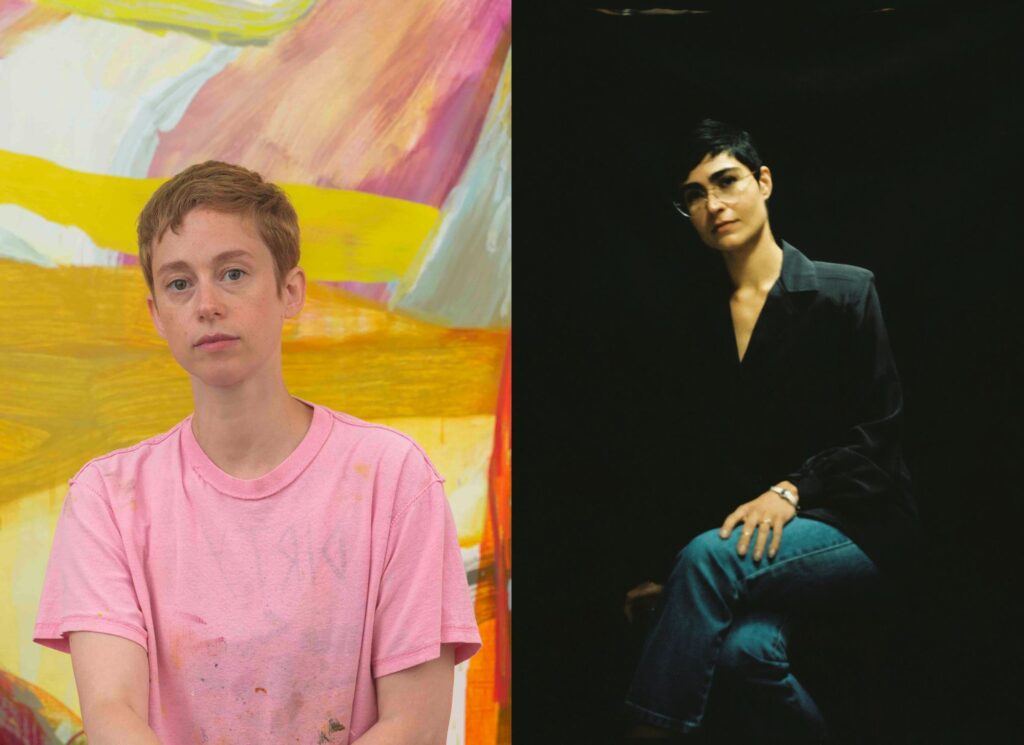 Headshots of Sarah Faux and Mariam Rahmani