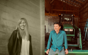 Headshots of Jenna Grace Sciuto (left) and Nathaniel Ian Miller (right) 