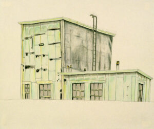 Rooftop sketch by Jonathan Ehrenberg