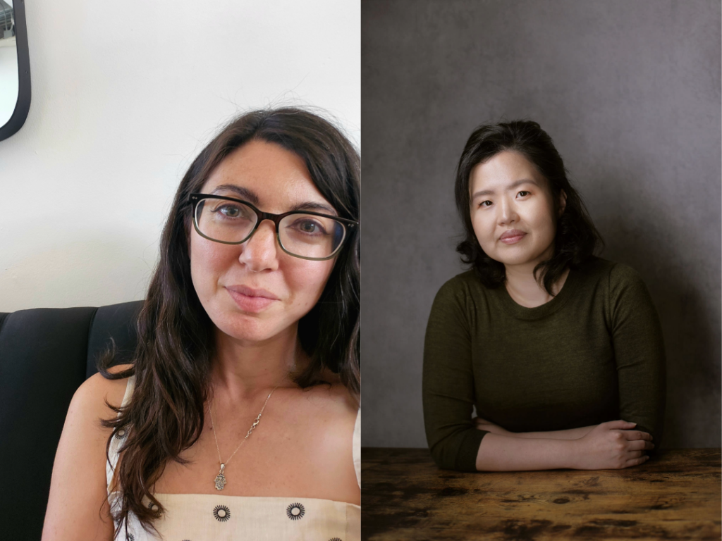 Allison Pitinii Davis (left) and Rosanna Young Oh (right)