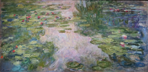 One of Claude Monet's paintings of water lilies