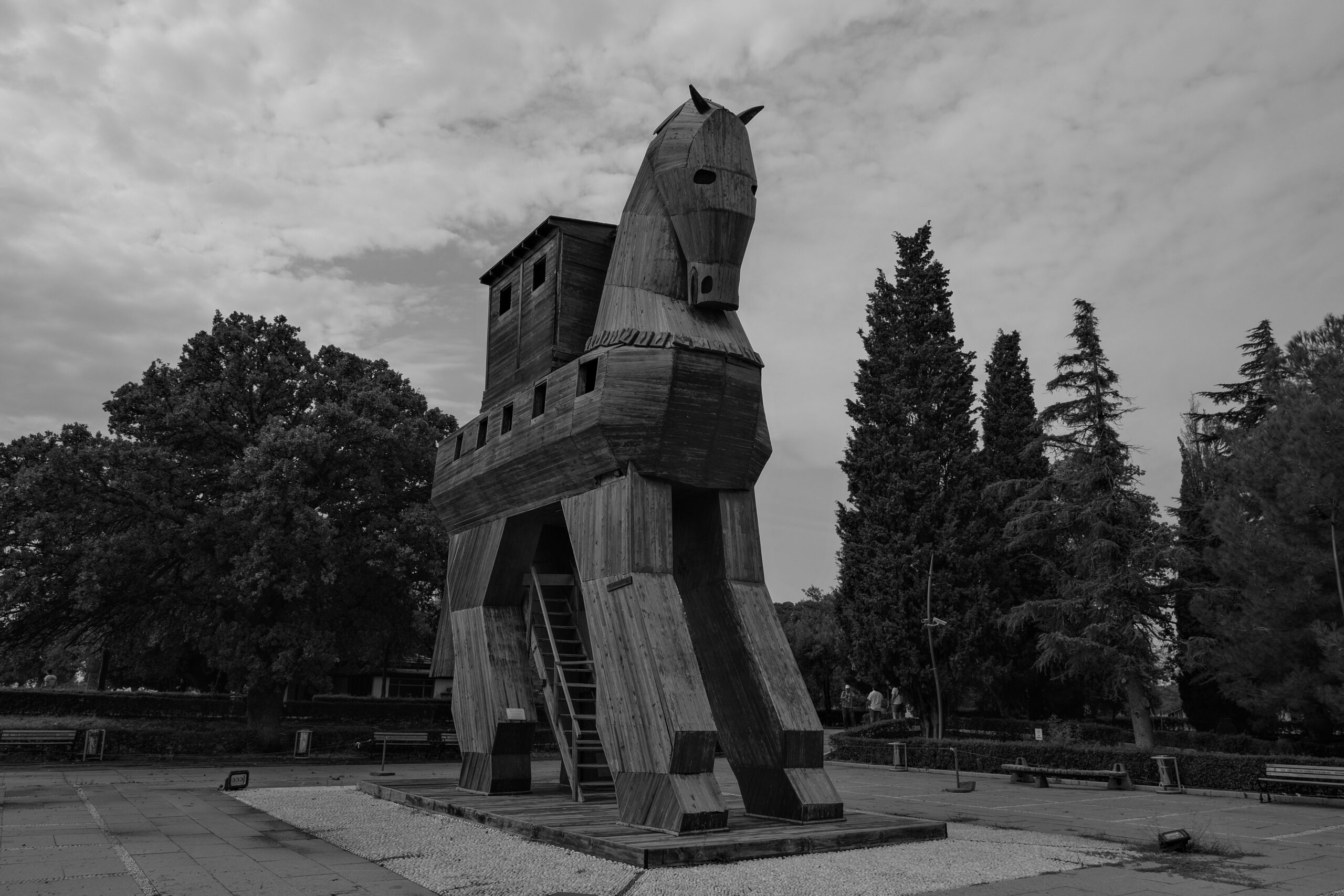 Image of a wooden horse